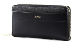 Calvin Klein Daily Dressed ZA Wallet LG, Black, One Size