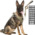 MOOGROU Tactical Dog Harness and Le