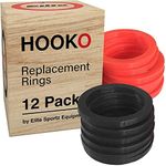 Elite Sportz Mini Hooko Ring Toss Replacement Rings, Grab an Extra 12 Rings, 6 red, and 6 Black, for Play with HOOKO Toss Game