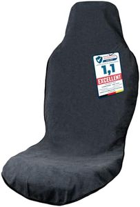 LIONSTRONG® Car Seat Covers for Cars [Waterproof] - Dirt Resistent - Washable - Car Sweat Towel Seat Cover - Universal - Microfibre