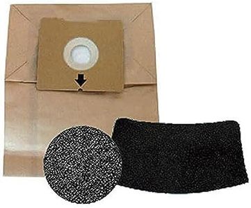Bissell 5 Bag & Filter Kit for 4122 Zing Bagged Canister, New OEM Part, 1480