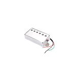 Alnicov Alnico 5 Humbucker Pickup,PAF Style Humbucker Bridge Pickup Compatible with Les Paul Style Electric Guitar,Chrome