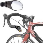 Sprintech Road Drop Bar Rearview Bike Mirror - Cycling Safety Mirror - Single for Left Side Dropbar (Black)