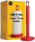 OTOTO Crab N' Roll Paper Towel Holder Countertop Paper Towel Holders, Paper Towel Holder Stand, Paper Towel Stand - Kitchen Paper Towels Holder, Standing Paper Towel Roll Holder