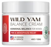 BrilliantVive Wild Yam Hormone Balance Cream: Organic Wild Yam Cream Barbara O'neill Recomended for Hot Flashes and Night Sweats Menopause Relief for Women - 120g, White