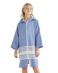 SAMMIMIS Kid’s Beach Towel with Hood, Zipper & Long Sleeves – Wearable Swim Cover Up, Lightweight Towel & Quick Dry Hoodie in One – Boys & Girls Beach Hooded Beach Towel