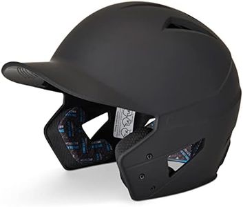 CHAMPRO mens Gamer with Matte Finish HX Batting Helmet, BLACK, Large US