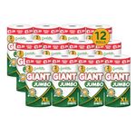 Gentille Giant Kitchen Roll Jumbo 3PLY Thickness Towel Durable Paper 12 XL Rolls