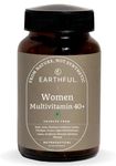 Earthful Multivitamin for Women 40+, 50+, Nearing Menopause | Improved Immunity, Hormonal Health, Skin, Hair & Bone Health | Plant Based with 12 Vital Vitamins, Herbs | 60 Capsules