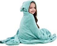 Bigood Hooded Bath Towels for Babies, Toddler Kids Cute Animal Bath Robe Soft Plush Hooded Towel Bathrobe for Boys Girls