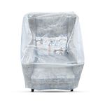 TUFFPAULIN Plastic Couch Cover Dust-Proof Sofa Cover Transparent Waterproof (H-46in x L-37in x W-27in) - 1 No.