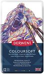 Derwent colorsoft coloring Pencils, Professional Quality, 0701026, Set of 12