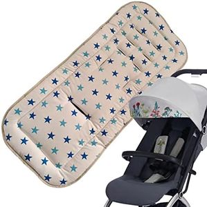 Baby Seat Pad Liner for Stroller | Car Seat Bouncer Pure Cotton Seat Pad - Supports Newborns, Infant, Quick and Easy