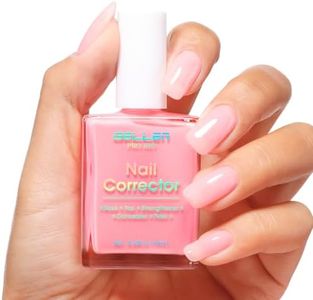 GELLEN PRO BIO Nail Strengthener and Growth, Clear Tinted Pink 5-In-1 One Stop Nail Polish Corrector Treatment | Fortify, Hydrate, Conceal, Smooth, Repair for Damaged, Dry, Uneven, Yellow Nails