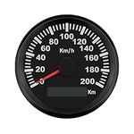 ELING KM GPS Speedometer Odometer 200KM/H for Auto Marine Truck with Backlight 85mm 12V/24V