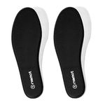 [2 Pairs] riemot Memory Foam Insoles,Replacement Insoles for Men,Cushioned Shoe Insoles for Work Boots Running Shoes,Shock Absorbing Foot Pain Relief Comfort Breathable Inner Soles Black 9 UK/43 EU