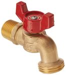 Mueller 103-053HN 12'' Hose Bibb, Gold, 0.5 Inch, Hose Connector, Garden Hose Fitting