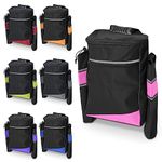 Biscay Mobility Crutch Bag - Pink | Mobility Scooter Bags Wheelchair Bag Mobility Scooter Walking Stick Holder Wheelchair & Mobility Scooter Bags & Baskets Mobility Scooter Accessories