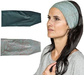 myMareCo Equestrian Headbands for Women, Under Riding Helmet Bands, Sportswear Wide Hair Wrap Suitable for Use with Bike Helmets, Yoga & Hiking