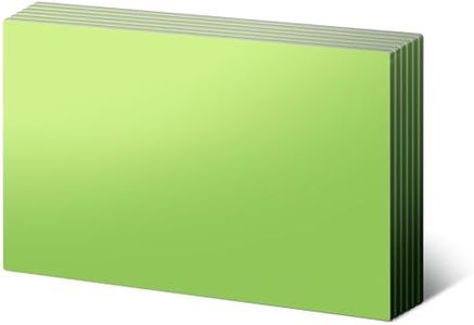 LLPT Dry Erase Magnetic Sheets 6 Packs 8.3" x 12.2" Reusable Washable No Adhesive Trimable Sticker Notes for Refrigerator Desktop Shelf DIY Whiteboard Color Green (MSG912)