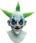 Ghoulish Productions Old Clown Mask.Old Clown With Green Hair Mask.Clown Mask Scary.Adult One Size Latex Mask.Clowns Line