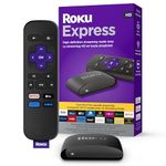 Roku Express (New, 2023) HD Streaming Device with High-Speed HDMI Cable and Simple Remote (No TV Controls), Guided Setup and Fast Wi-Fi