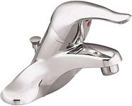 Moen Chateau Chrome One-Handle Low-Arc Centerset Bathroom Sink Faucet with Drain Assembly, L4621