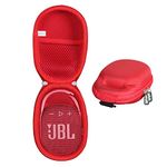 Adada Hard Travel Case for JBL Clip 4 /JBL Clip 5- Portable Mini Bluetooth Speaker (Red)