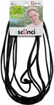 Scunci Headwraps, Black, 8 ct (Pack of 3)