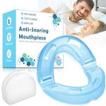 Anti Snoring Aids for Men and Women Effective Stop snoring-Snore Stopper,Soft and Comfortable-The Quite Night Anti snoring Devices Anti Snoring Mouthpiece for All Mouth,Snore reducing,Blue