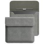 WALNEW Sleeve Case for 10.2-inch Kindle Scribe (2022 Released), Protective Pouch Bag Case Cover with Pen Holder for 10.2” Amazon Kindle Scribe E-Reader (Gray)