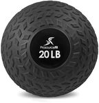 ProsourceFit Slam Medicine Balls 5, 10, 15, 20, 25, 30, 50lbs Smooth and Tread Textured Grip Dead Weight Balls for Strength and Conditioning Exercises, Cardio and Core Workouts