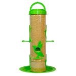 Amijivdaya Large Bird Feeder with Holding Handle (Green)