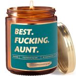 Got You a Little Something Best Aunt Ever Funny Lavender Vanilla Soy Candle for Cool Aunts ; Aunt Gifts for Christmas Xmas ; Birthday Gift Idea for Aunts from Niece or Nephew ; Aunt Candle (9oz)