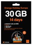 TSIM Europe SIM Card with 30GB Data| International SIM Card Unlimited Local Calls for 30+ European Countries|120 Minutes Home and International Calls|1000 SMS|5G Hotspot/Tethering Valid for 14 Days.