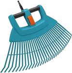 GARDENA Combisystem Plastic Sweep XXL Vario: The Extra Wide Garden rake for Raking Leaves and Garden Waste, Working Width 77 cm, Suitable for All cs-Stems (3107-20)