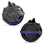 Police Challenge Coin Thin Blue Line Military Gift I May Walk Among The Sheep But Make No Mistake I Am The Sheepdog