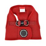 Puppia Dog Harness small dog and medium dog - Soft Vest in many colours - Also usable as Puppy Harness - Anti Pull Dog Lead, Wine Red, M