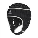 Adidas Men Rugby Head Guard - Black/Matte Silver, Medium