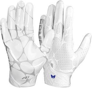 ermete R1 Football Gloves - Ultra Sticky Breathable Receiver Gloves Adult