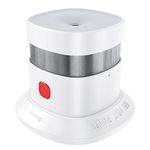 HEIMAN Mini Smoke Alarm, Small Smoke Detector with 10-Year Battery Life(Included), Reddot Award, EN14604, CE Certified Independent Smoke Detector Photoelectric Sensor (1 Pack)