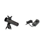 Celestron NexStar 130 SLT Computerized Telescope & Celestron 18778 AC Adapter (Black)