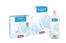 Miele Original All-in-One Cleaning Agent Set for Miele Dishwashers, 3 x Cleaning Materials