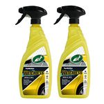 Turtle Wax 53143 Wash & Wax Waterless Car Cleaning Spray - 1 Step Car Shampoo Without Water (2 x 750ml)