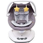 Graco Move with Me Soother with 5 swaying speeds, music, 2 recline positions, 2 vibration settings and folds up for storage. Suitable from birth to approx. 6 months (9 kg), Stargazer fashion