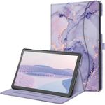 Fintie Case for Samsung Galaxy Tab A9 Plus/A9+ 11 Inch 2023 Model (SM-X210/X216/X218), Multi-Angle Viewing Smart Stand Back Cover with Pocket Auto Wake/Sleep, Lilac Marble