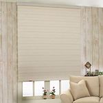 ZEBRA BLINDS Polyester blinds for Windows,Ivory,W125XH150CM