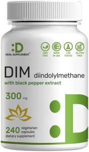 DIM Supplement 300mg, 240 Caps, 4 Months Supply, Diindolylmethane DIM Plus Black Pepper Extract