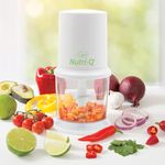 Quest Nutri-Q 34729 Turbo Food Chopper/Mini Food Processor / 2 Speeds + Turbo Boost / 0.5L Bowl/Chops All Kinds of Fruit & Vegetables/BPA Free Dishwasher Safe Parts