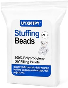 UYXMTPY Polypropylene Weighted Stuffing Beads, Poly Pellets – Durable & Premium Plastic Filler Beads for Stuffed Animals, Dolls, Weighted Blankets, Lap Pads, Cornhole Bags (2 LBS / 32 oz)